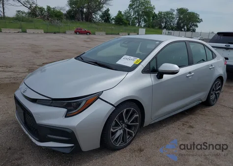 2020 Toyota Corolla Se from USA, damaged, VIN 5YFS4RCE4LP056669
